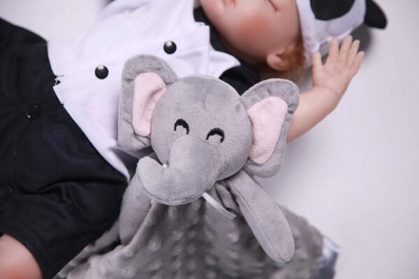 Elephant Security Blanket Soft Baby Loveys