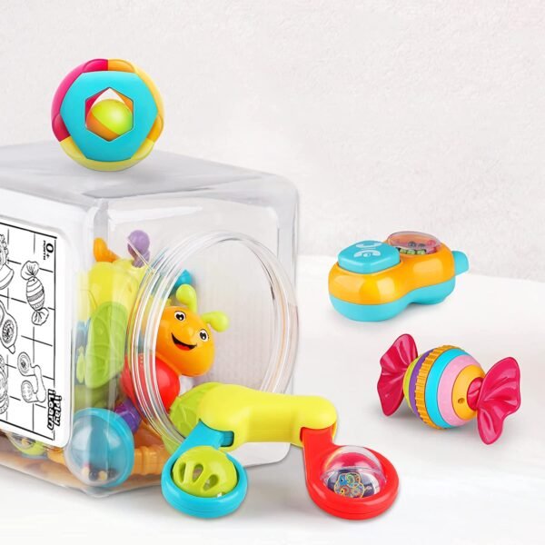 Baby Rattles Toys Set iPlay, iLearn 10pcs