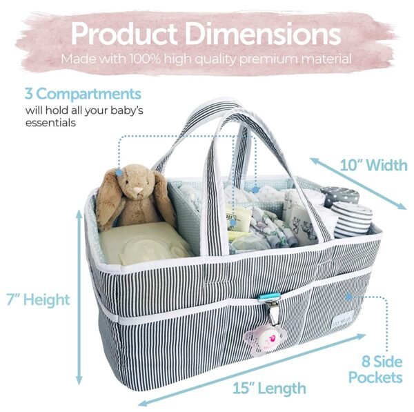 Baby Diaper Caddy Lily Miles